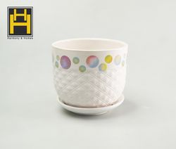 Harmony & Homes TD-Ceramic Vases White