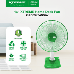 XTREME HOME 16" White Desk Fan (XH-DESKFAN16W)