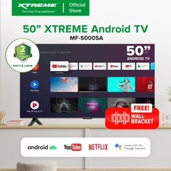 XTREME 50-inch Android 10.0 4K Ultra HD Frameless LED TV (MF-5000SA)