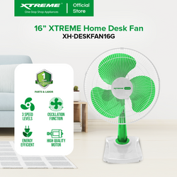 XTREME HOME 16" Green Desk Fan (XH-DESKFAN16G)