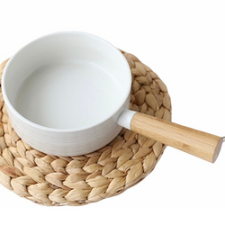 Cera-Bowl with Wooden Handle
