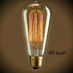 40 watts ST64 TRADITIONAL EDISON BULB