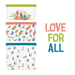 Zippies Love for All 3-Pc Sampler Set - Bags With A Mission